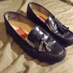 Cole Haan Men's Black Pinch City Tassel Loafers Size 10.5D